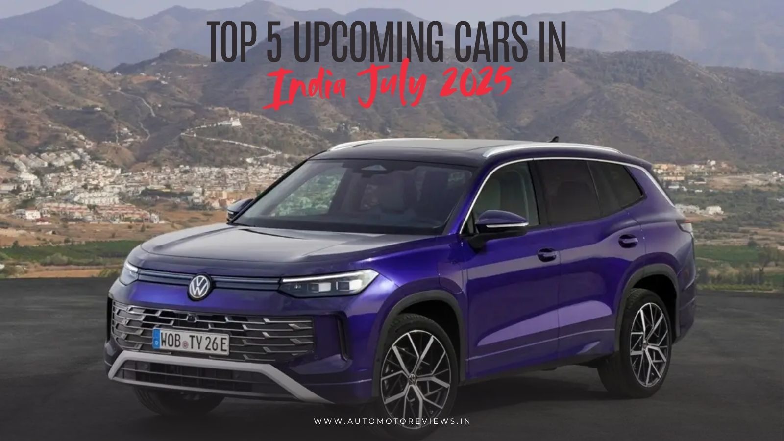 Top 5 Upcoming Cars in India July 2025 -Upcoming Cars in India